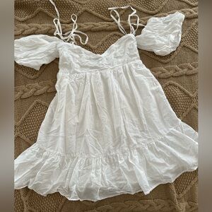 White babydoll dress